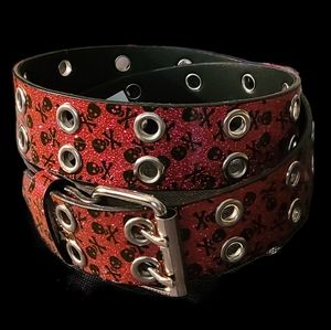 Super Cute Ladies Hot Pink and black Belt